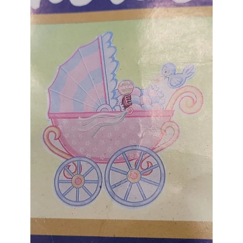 vintage baby shower cutouts african american black baby 1993 beistle creations